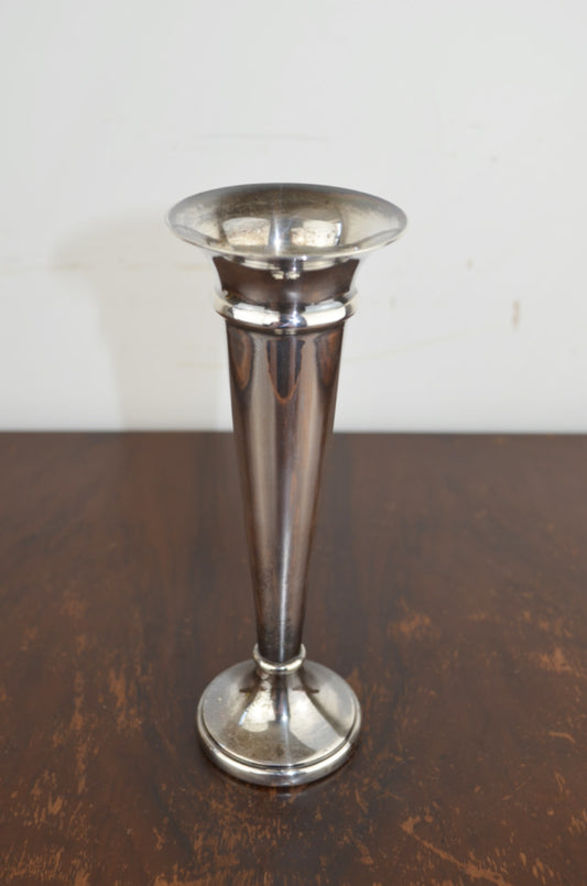 Vintage Silver Plate Vase