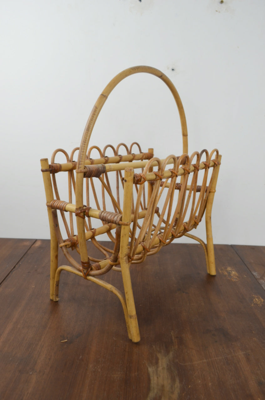 Rattan Magazine Rack