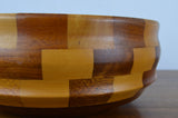 Mid Century Wooden Fruit Bowl