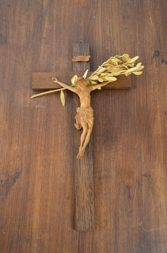 Vintage Wooden Crucifix