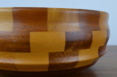 Mid Century Wooden Fruit Bowl