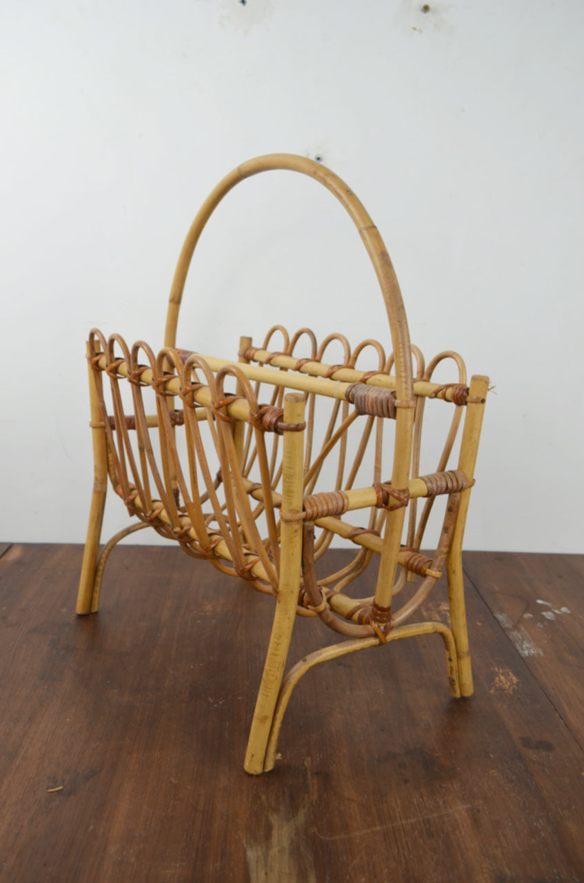 Rattan Magazine Rack
