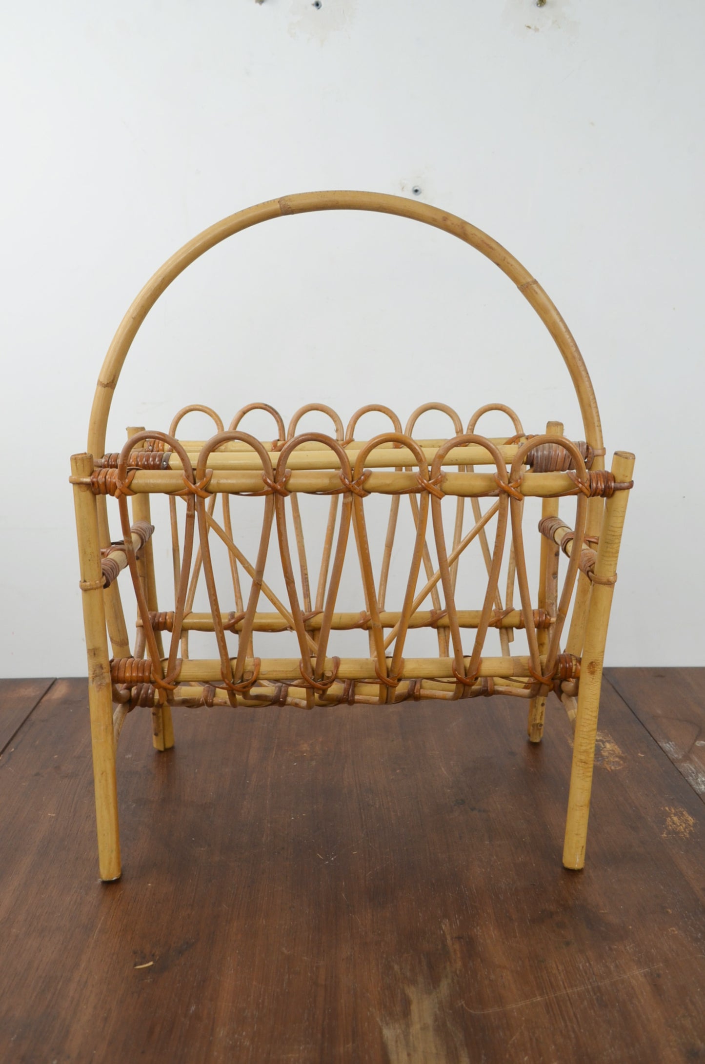 Rattan Magazine Rack
