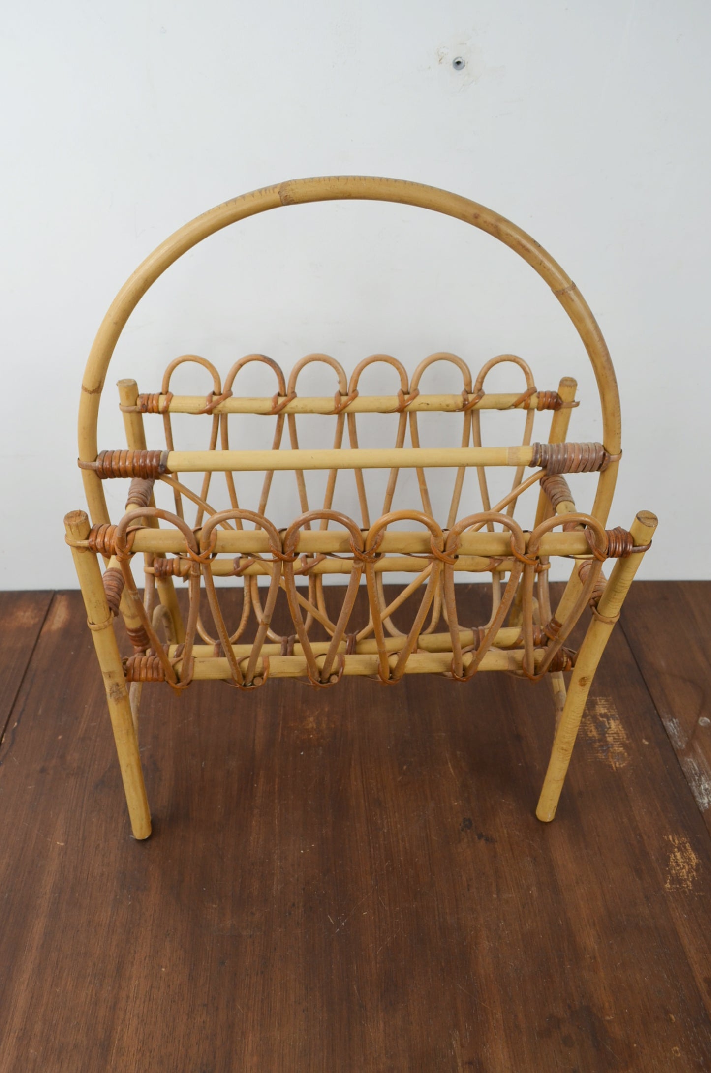 Rattan Magazine Rack