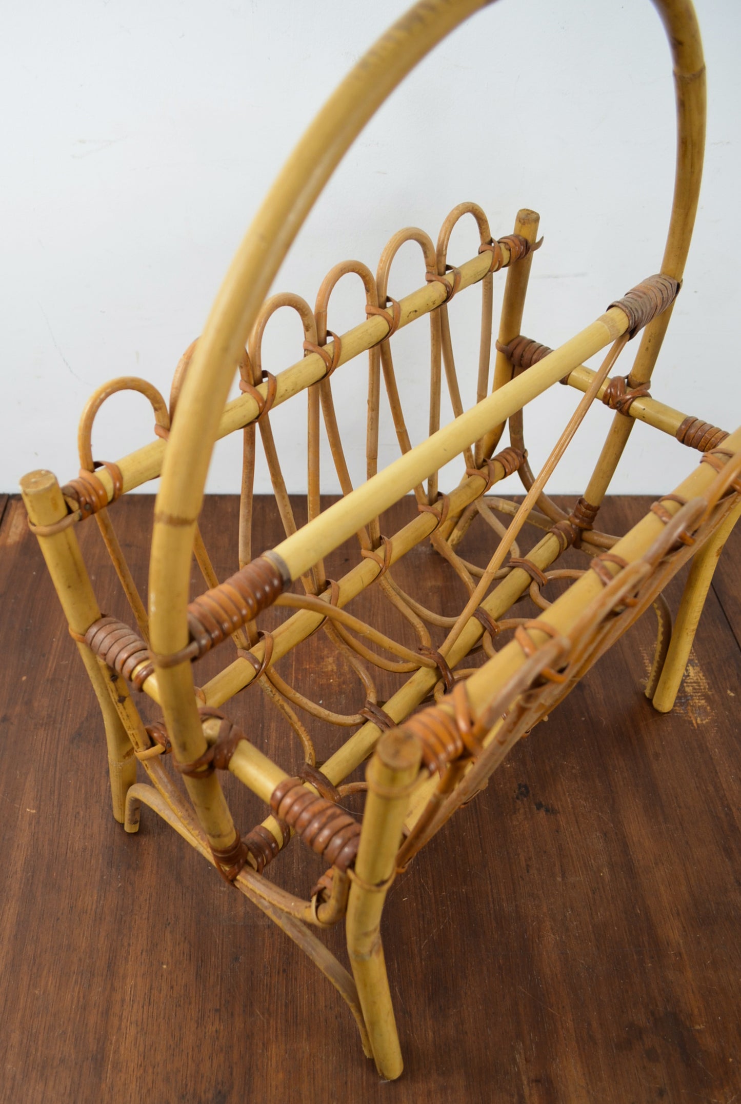 Rattan Magazine Rack
