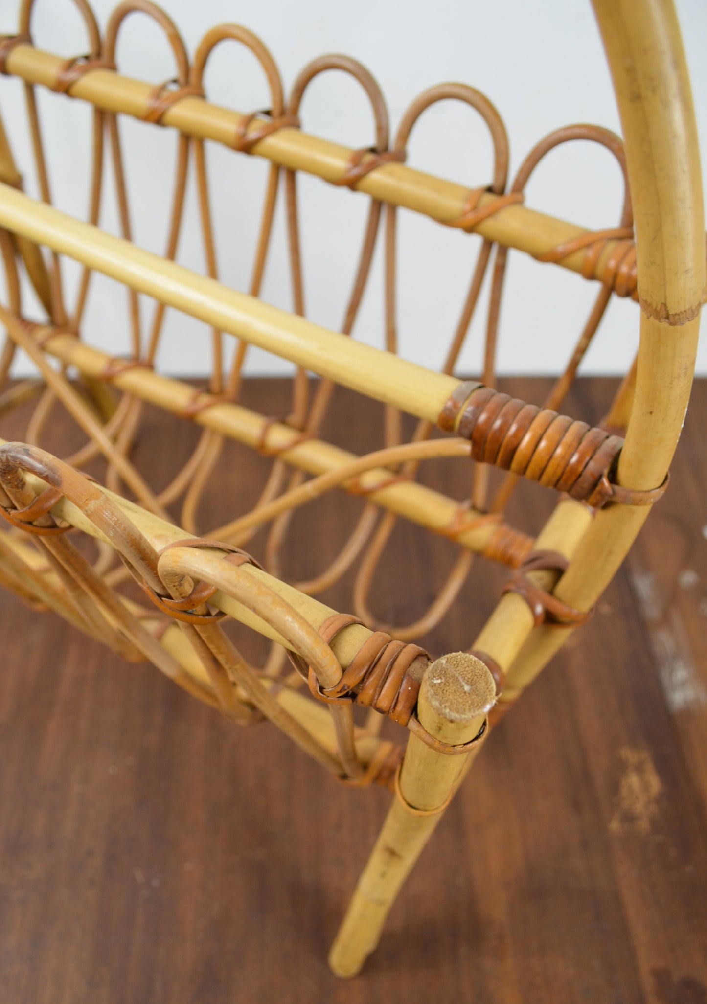 Rattan Magazine Rack