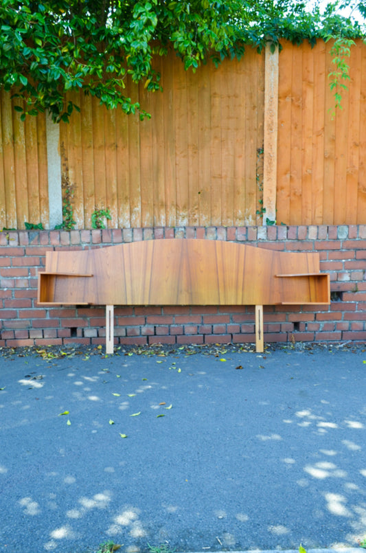 G Plan Headboard & Bedside Shelves
