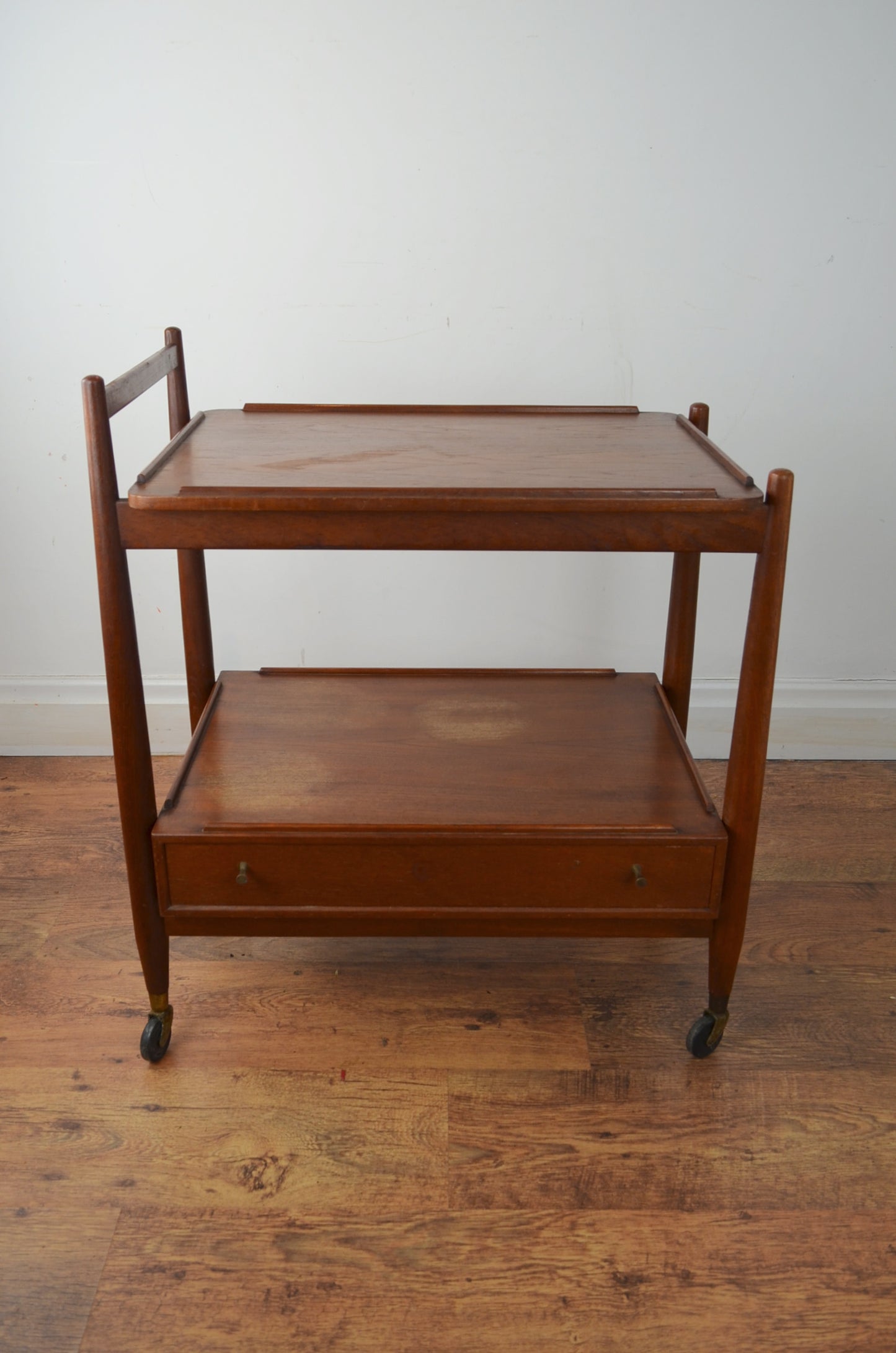 Vintage Teak Drinks Trolley