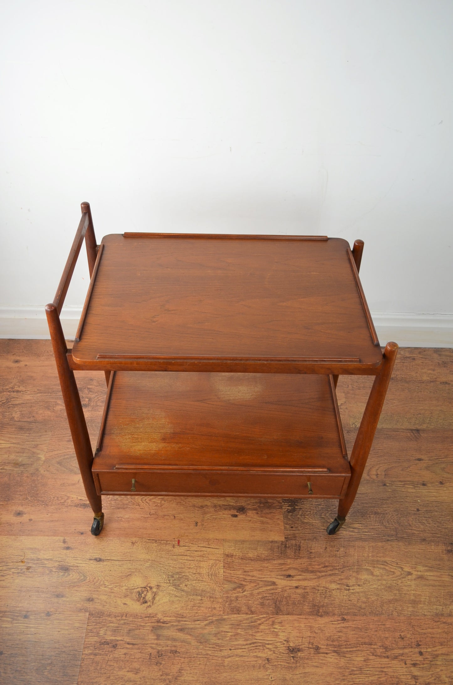 Vintage Teak Drinks Trolley