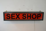Salvaged Sex Shop Sign