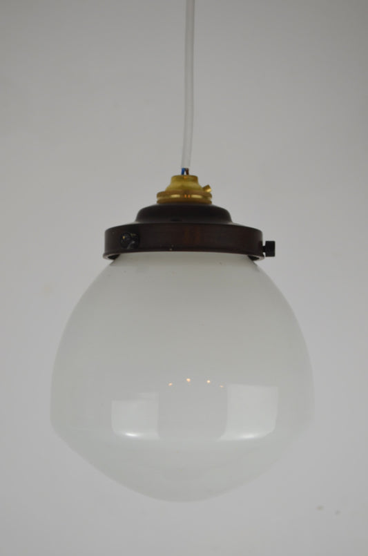 Vintage Glass Pendant Light