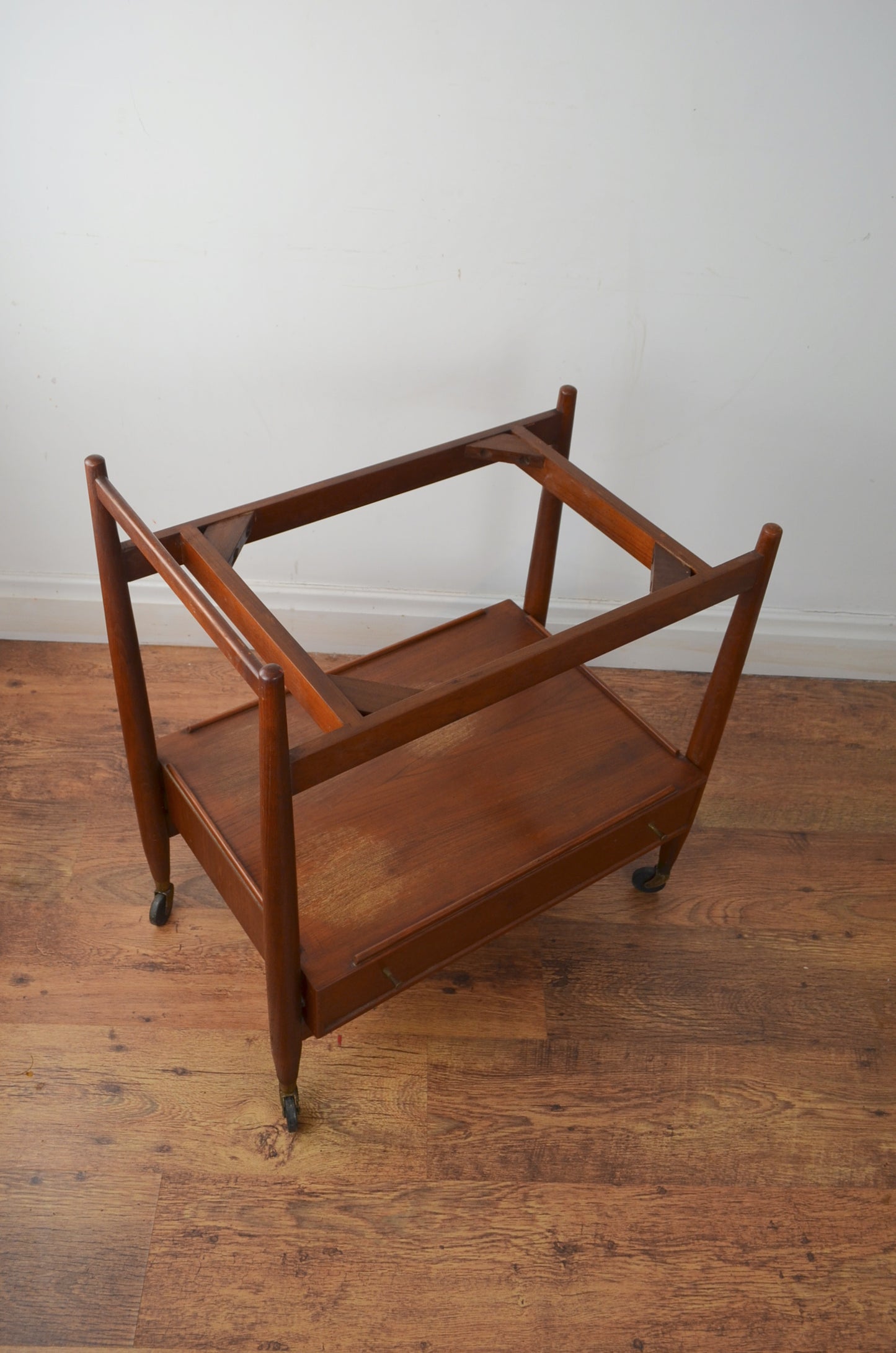 Vintage Teak Drinks Trolley