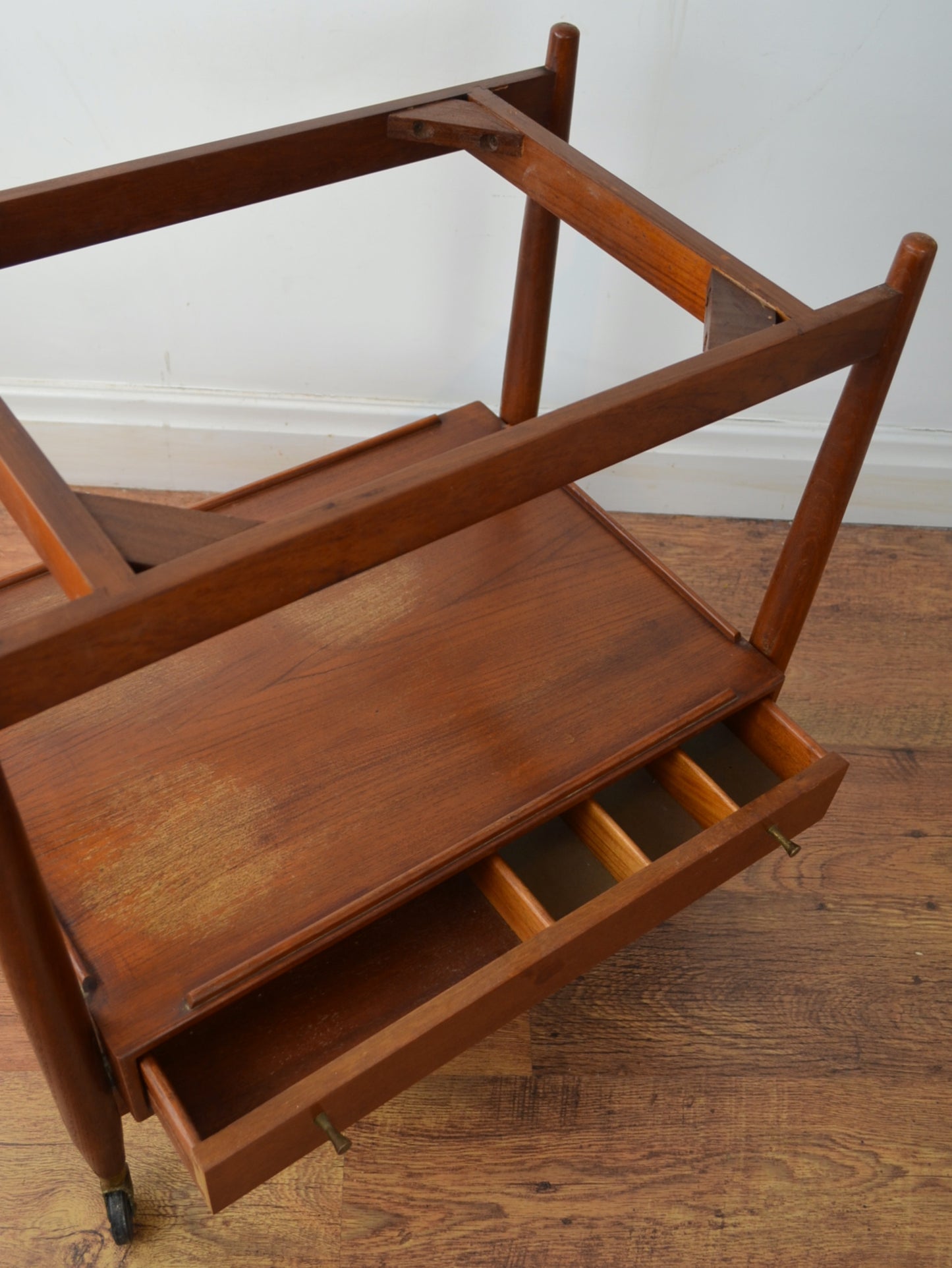 Vintage Teak Drinks Trolley