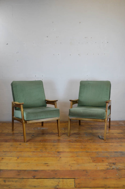 Pair of Mid Century Lounge Chairs