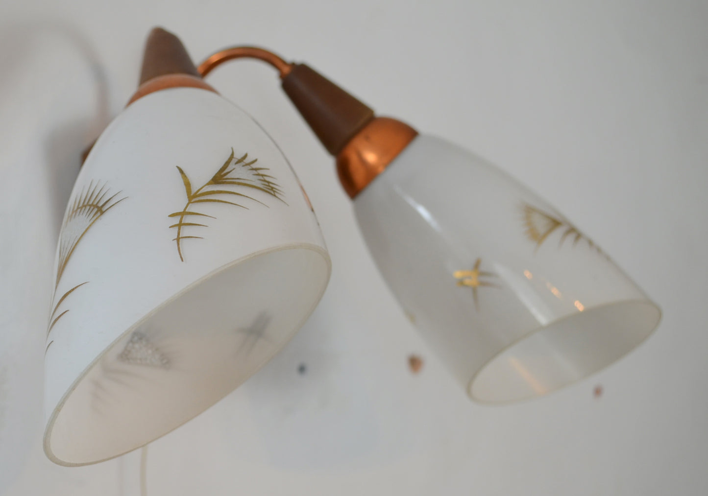 A Pair Mid century Wall Lights