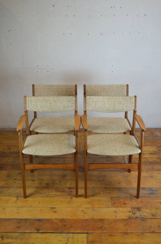 Set of Four Mid Century Dining Chairs