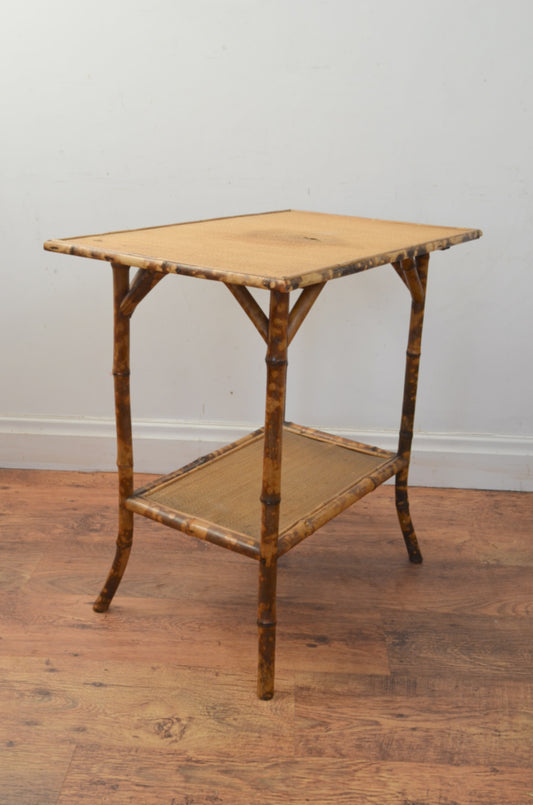 Antique Bamboo Side Table