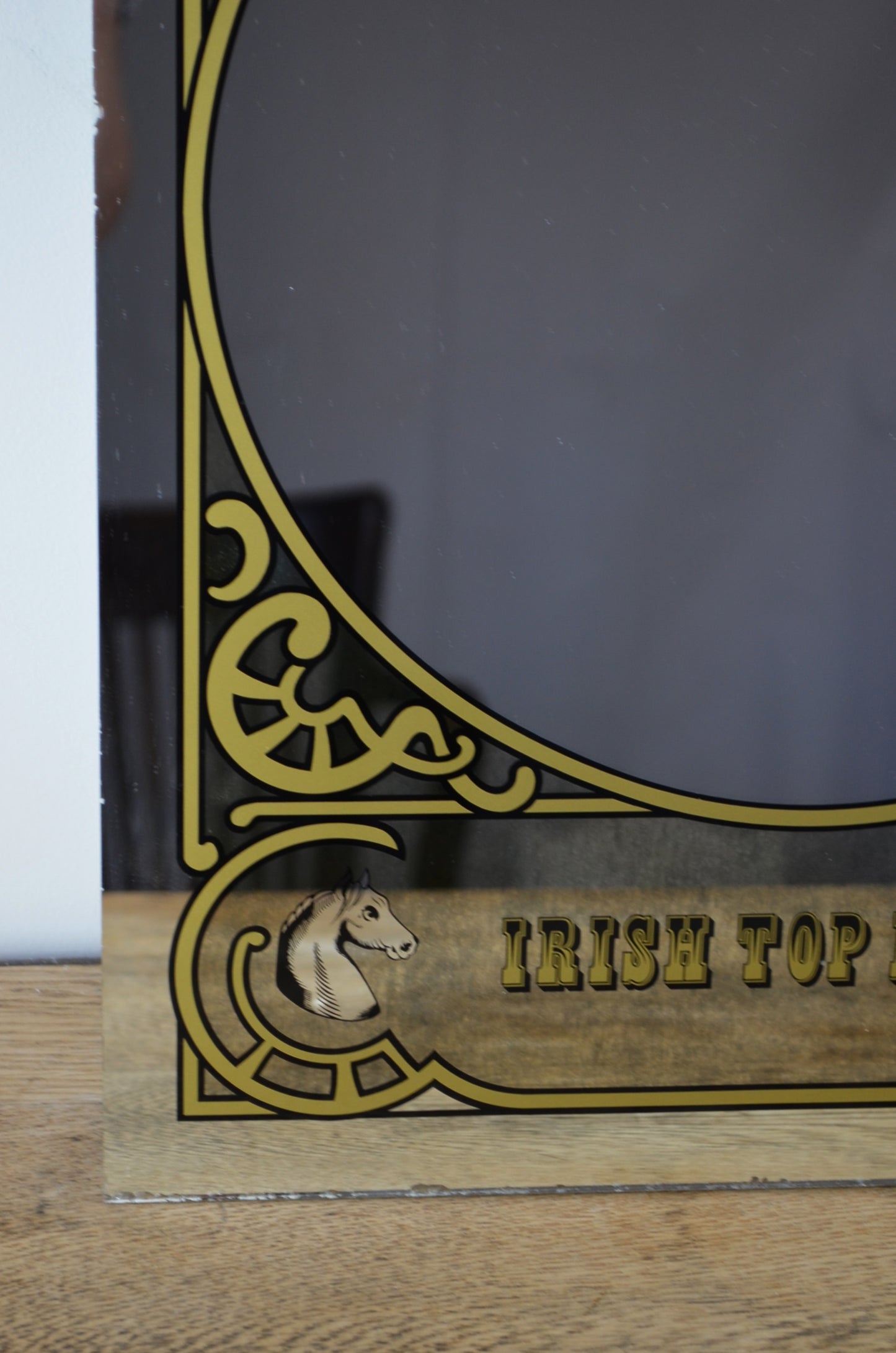 Vintage French Pub Mirror George Killians