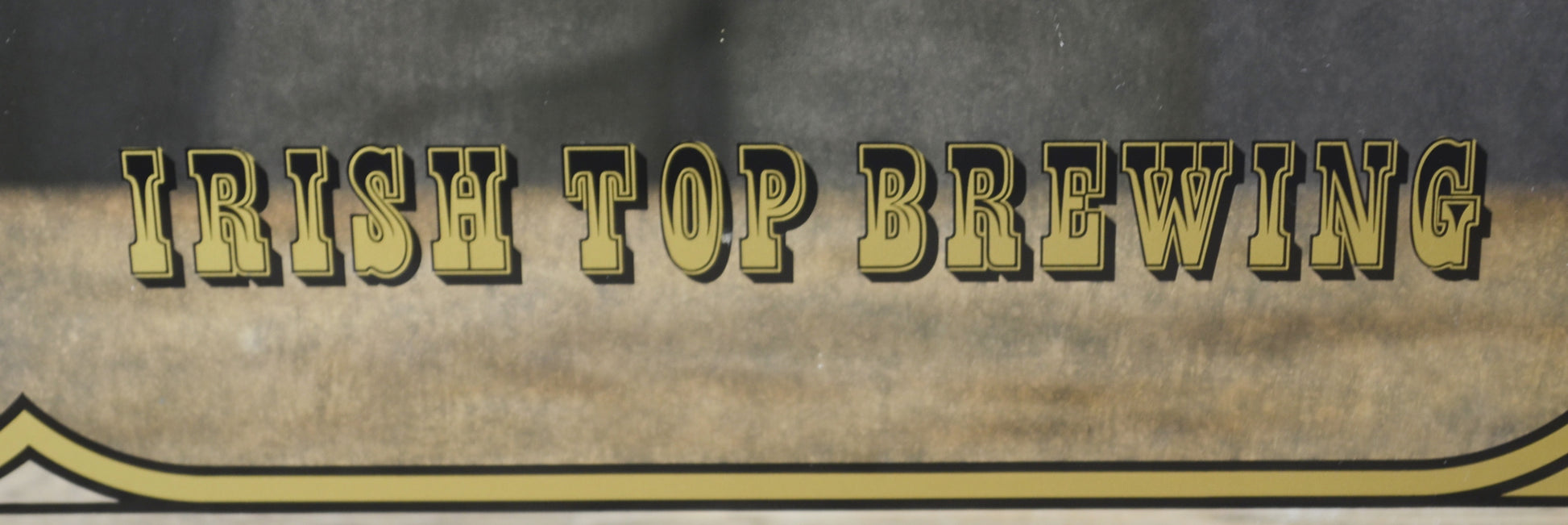 Vintage French Pub Mirror George Killians