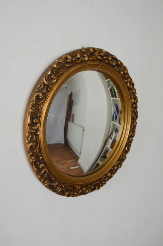 Vintage Convex Circular Mirror