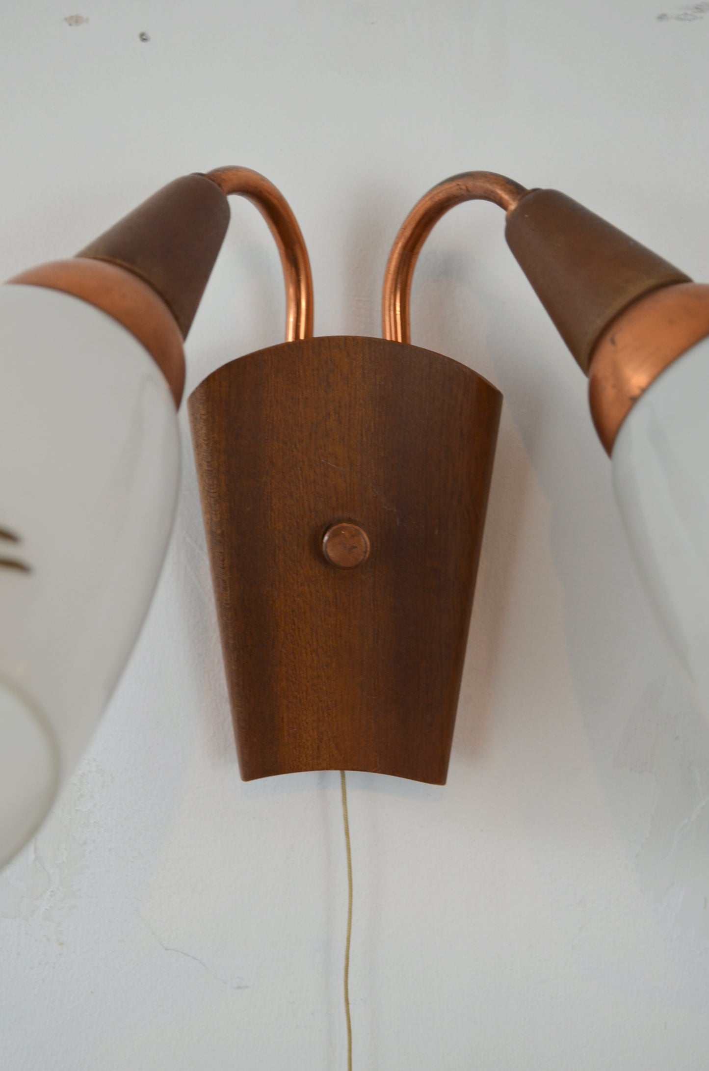 A Pair Mid century Wall Lights