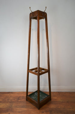 1940s Military Square Coat Stand