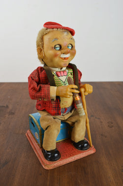 Vintage Smoking Man Toy