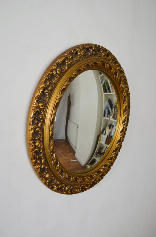 Vintage Convex Circular Mirror