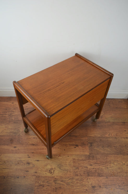 Extendable Vintage Teak Drinks Trolley