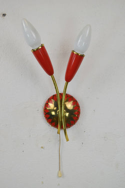 A Pair of 1960s Tulip Wall Lamps