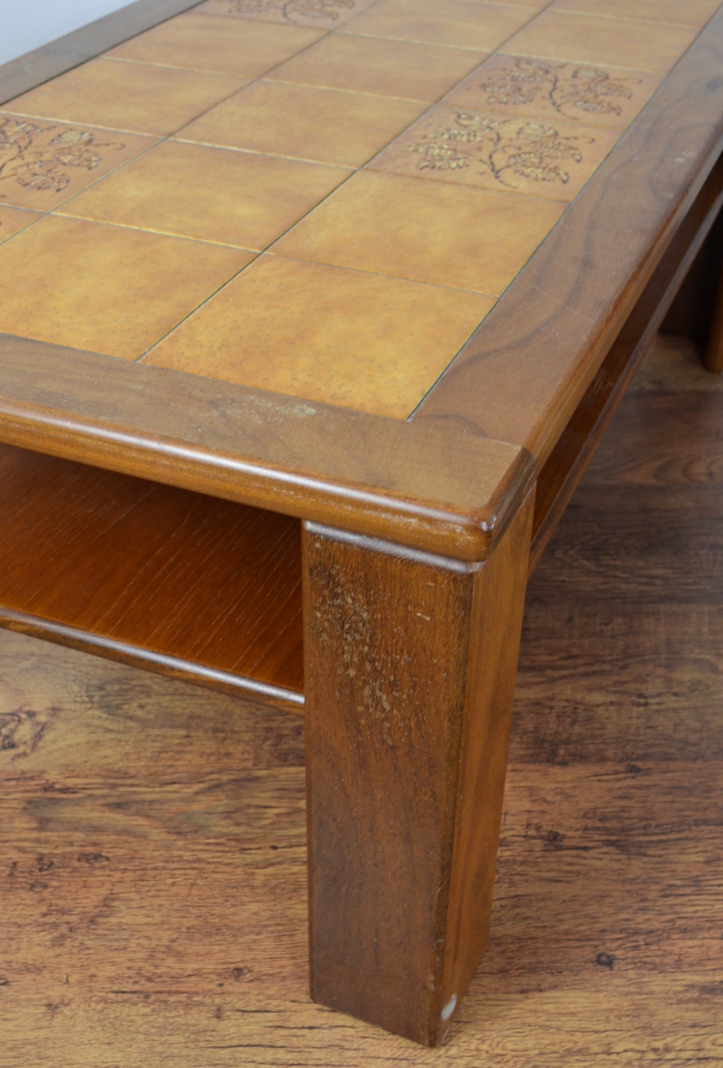 Vintage Tile Top Coffee Table