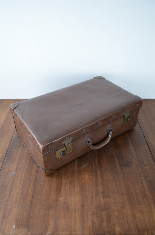 Vintage Brown Suitcase