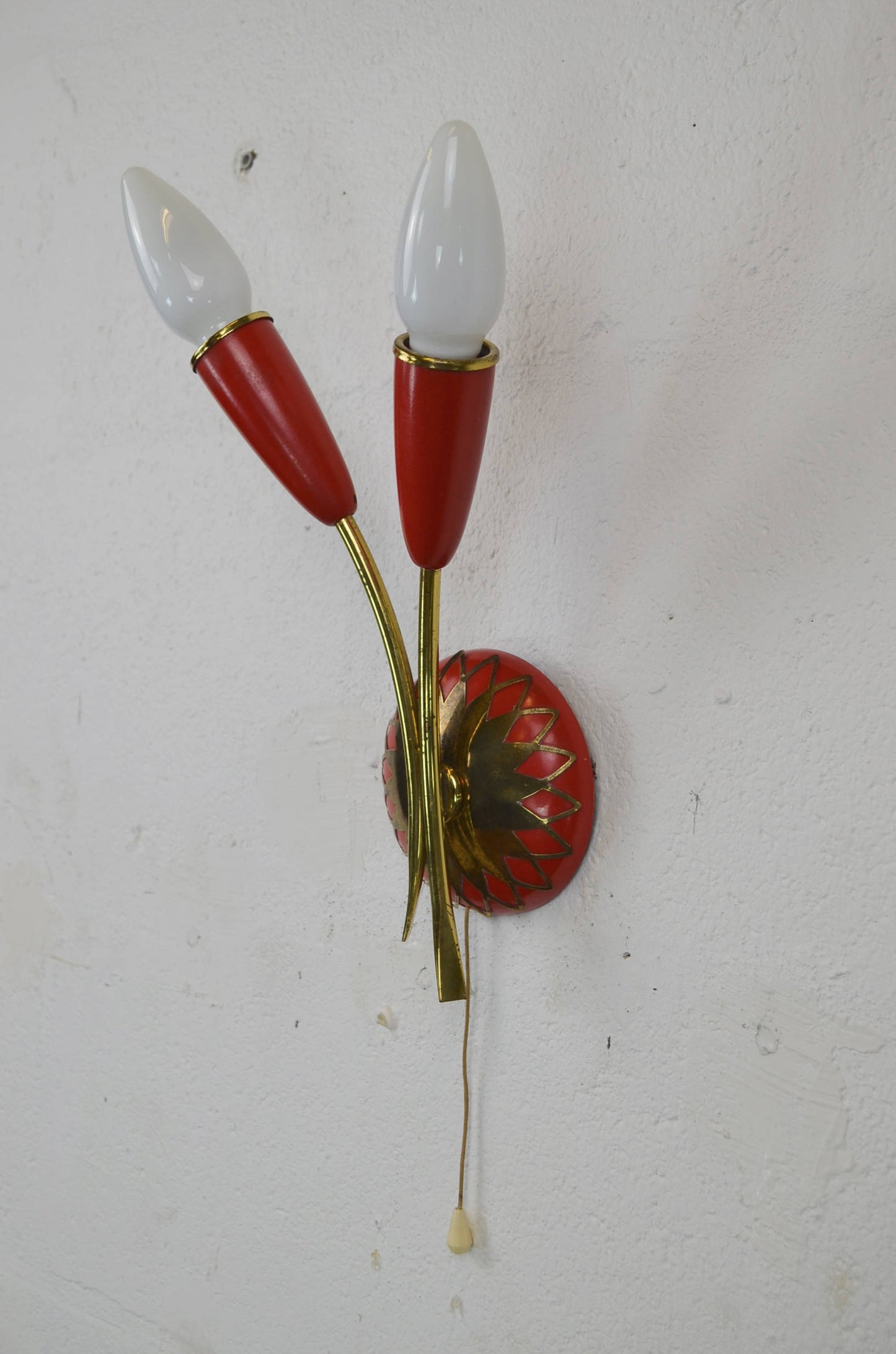 A Pair of 1960s Tulip Wall Lamps