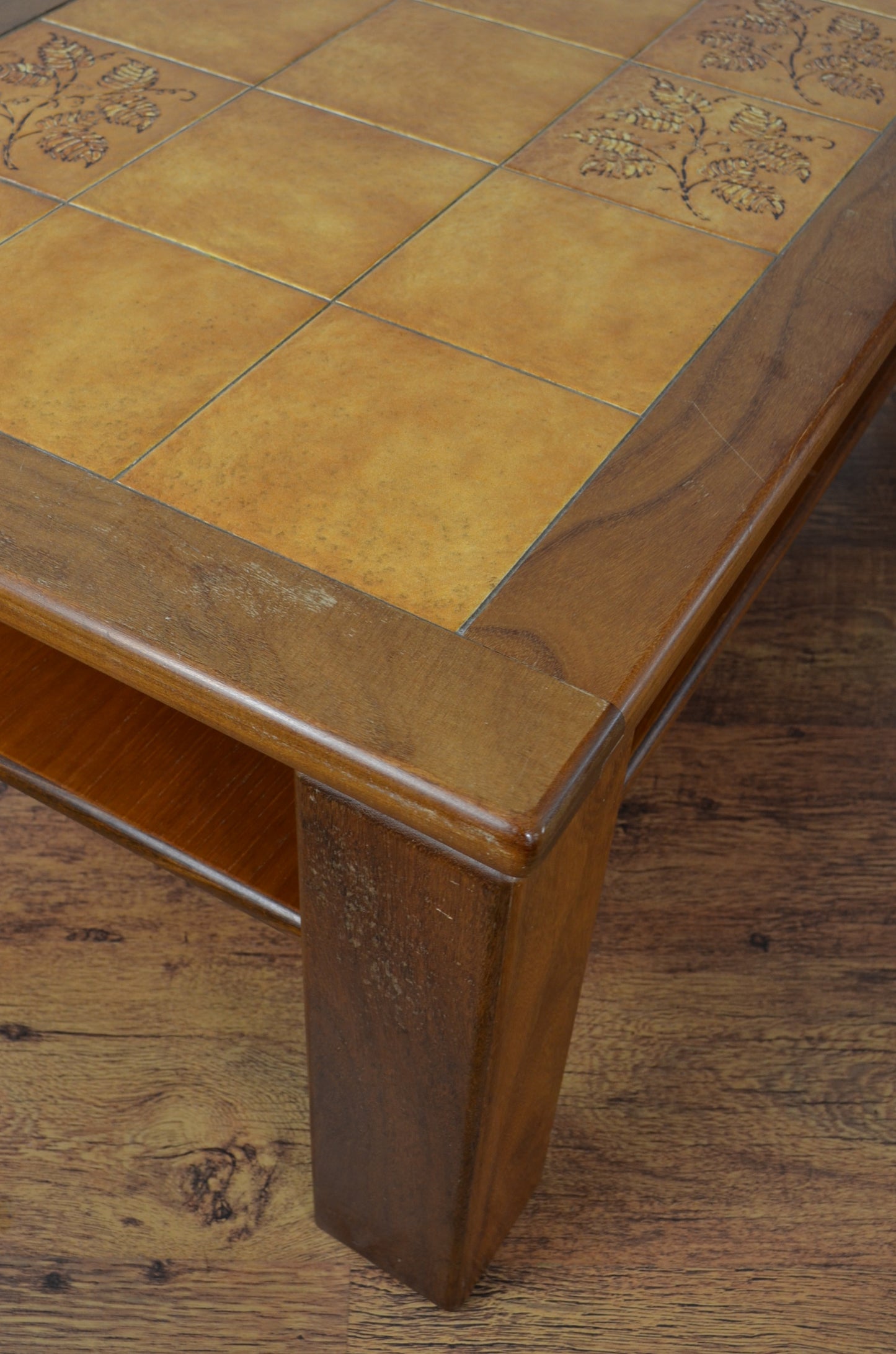 Vintage Tile Top Coffee Table