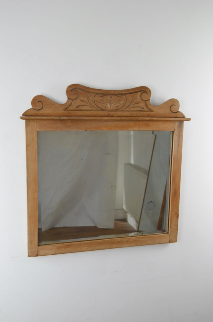Retro Pine Framed Mirror