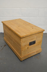 Victorian Pine Blanket Box