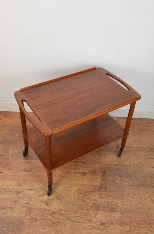 Vintage Teak Drinks Trolley