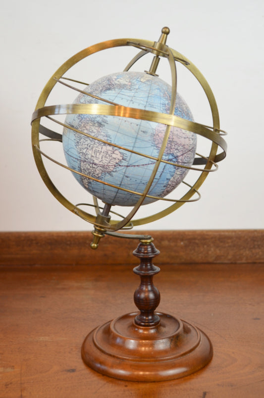 Vintage Style Table Top Globe