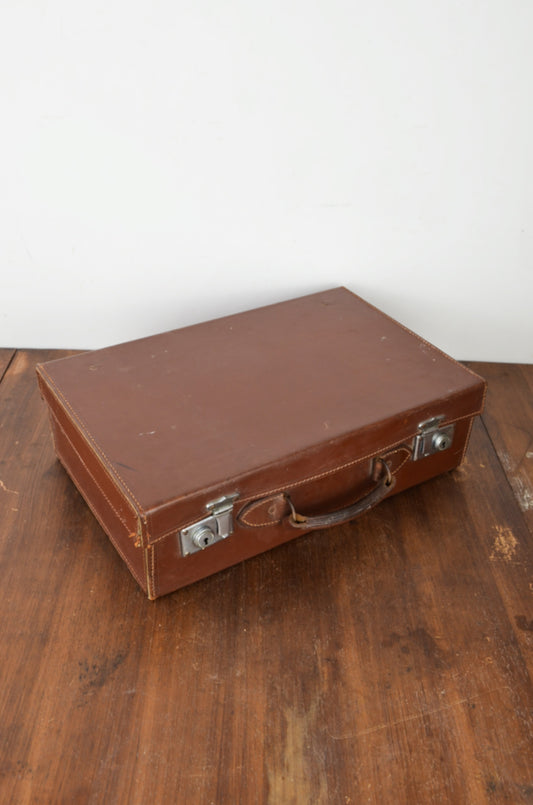 Vintage Brown Suitcase