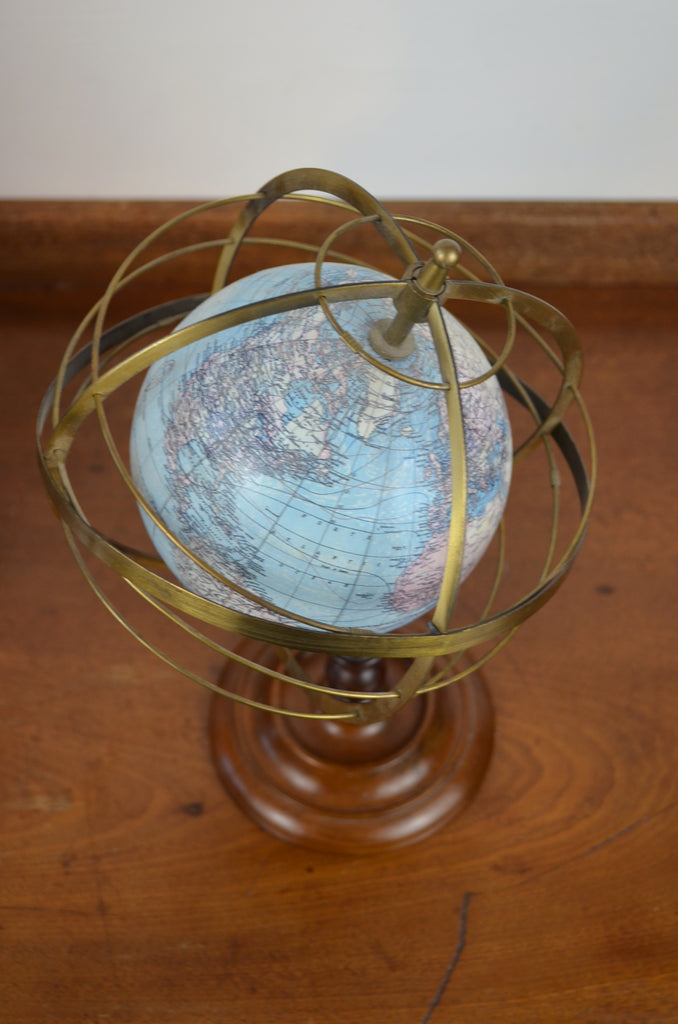 Vintage Table Top Globe Alt Interiors