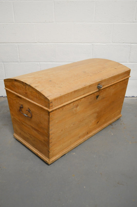 Victorian Pine Blanket Box