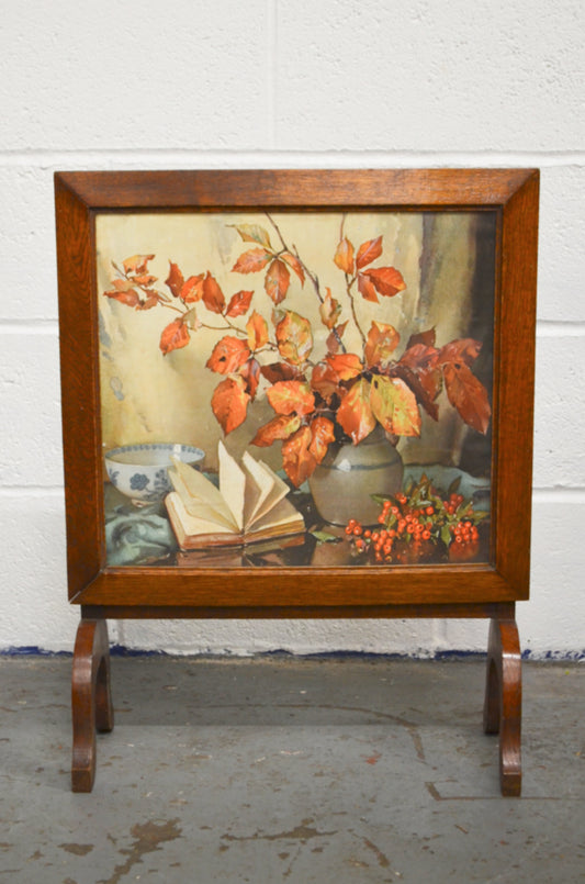 Vintage Fire Screen / Table