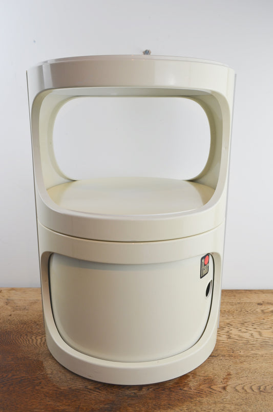 Space age inspired, classic 1970s design bedside tables/side table