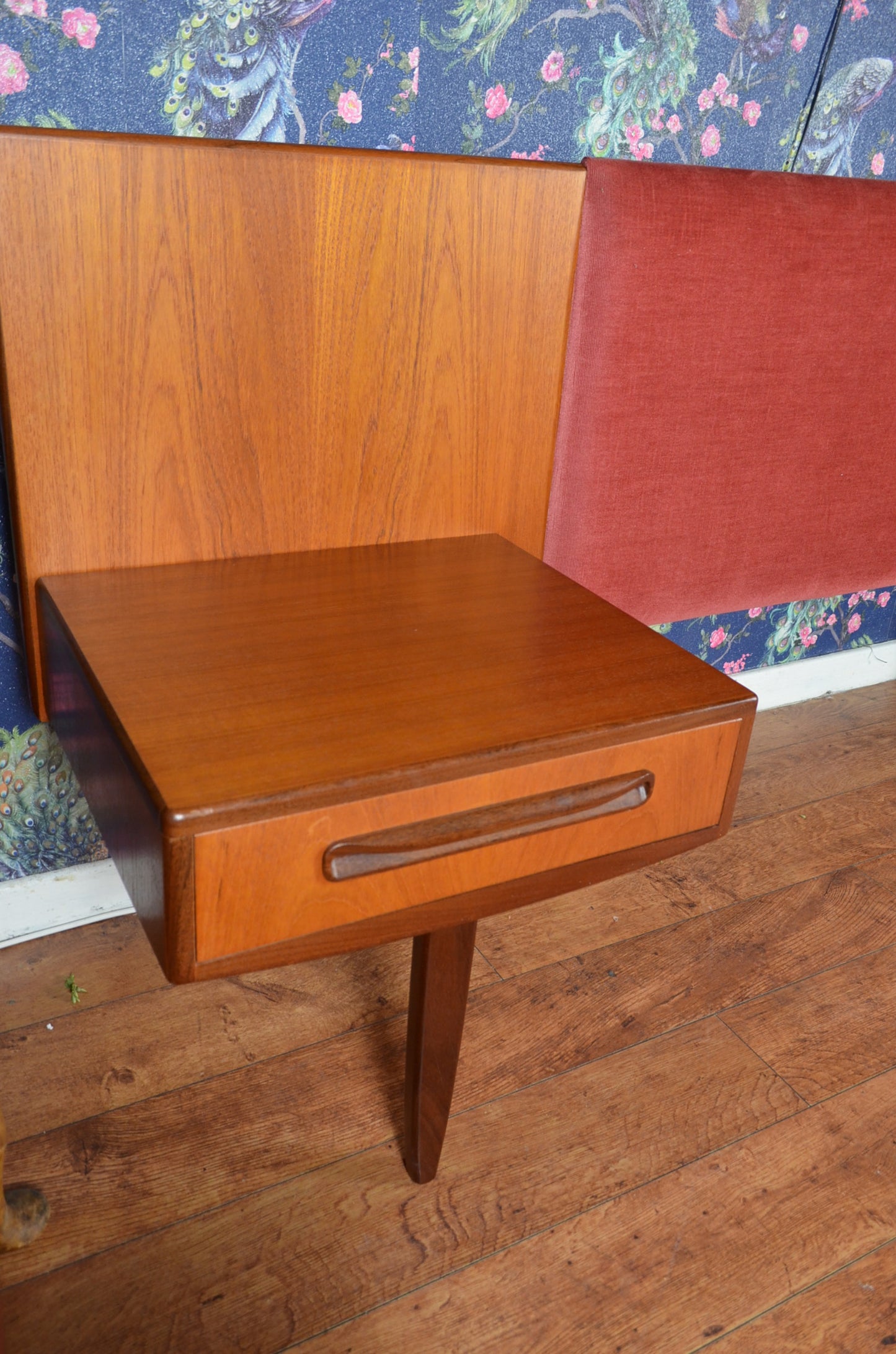 G Plan Headboard & Bedside Tables