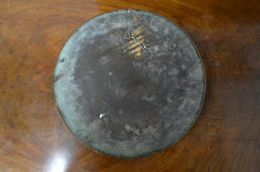 Vintage Circular Brass Mirror