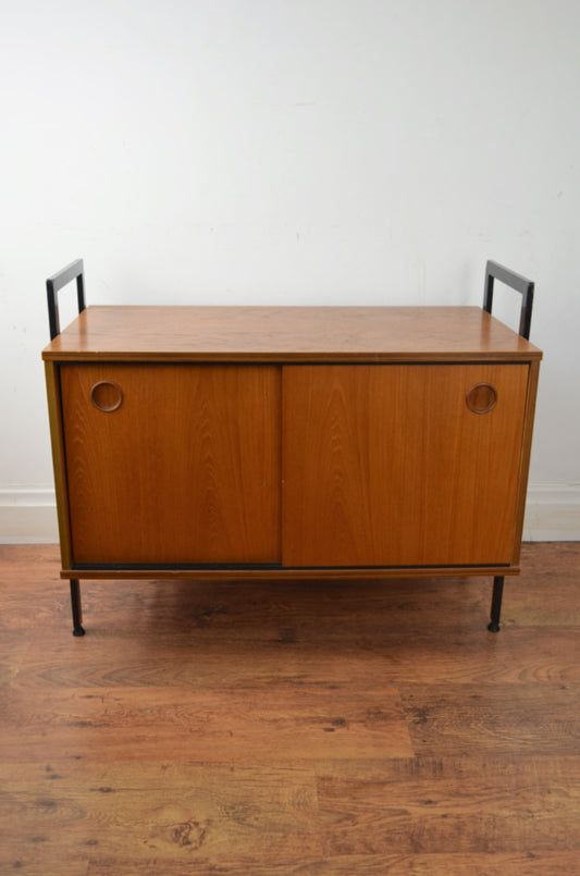 Vintage Teak Record Cabinet