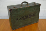 Vintage Green Suitcase
