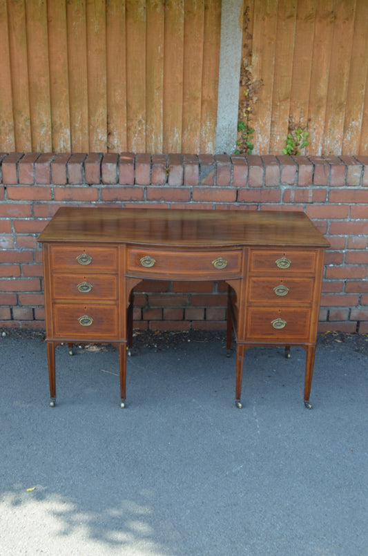 A 19th Century Mahogany Desk (Maple & Co)