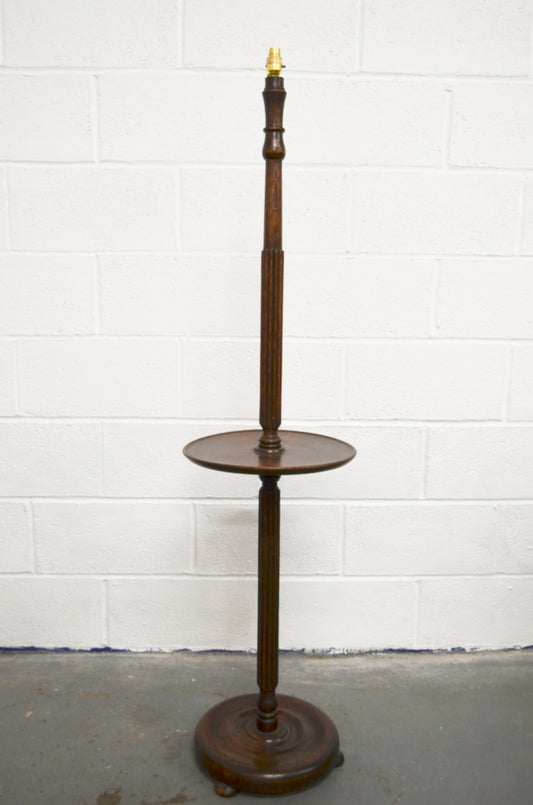 Early Vintage Floor Lamp (Shelf)