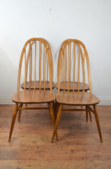 Four Vintage Ercol Dining Chairs
